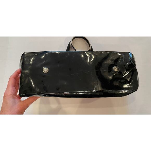 Betsey Johnson Betseyville Clear Tote Bag Pink Checkered Lining, Studded Detail - Picture 7 of 10